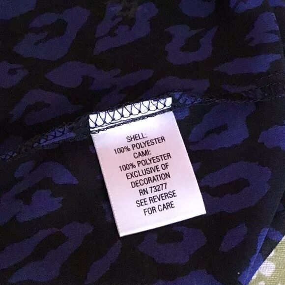 Ladies sheer print top in small from APT 9 NWT - Picture 7 of 8